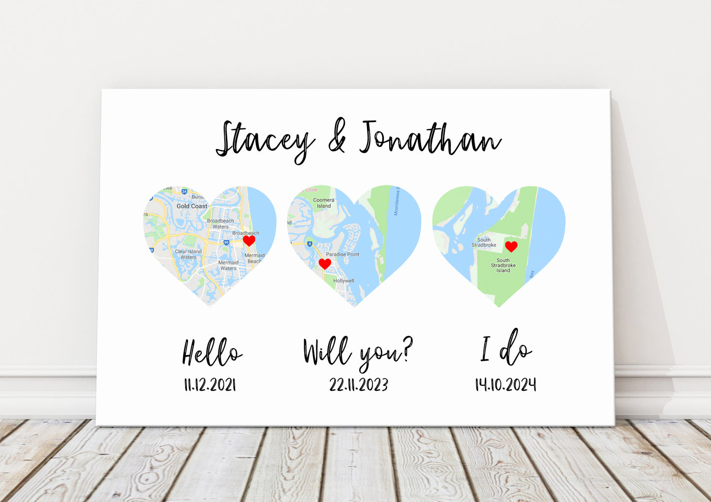 Hello. Will You? I Do. - Custom Wall Art
