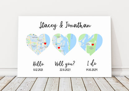 Hello. Will You? I Do. - Custom Wall Art
