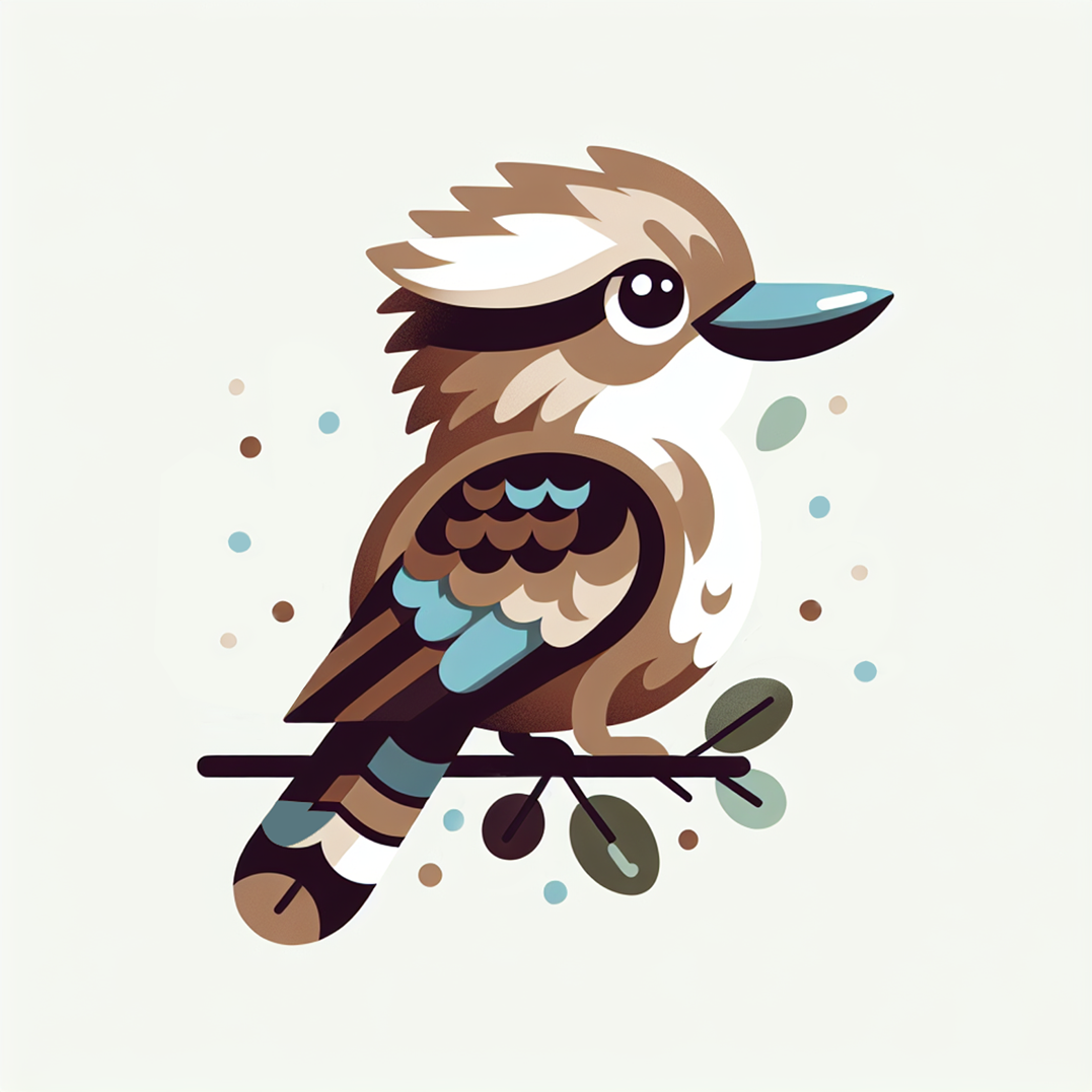 Minimalist Kookaburra - Canvas Print