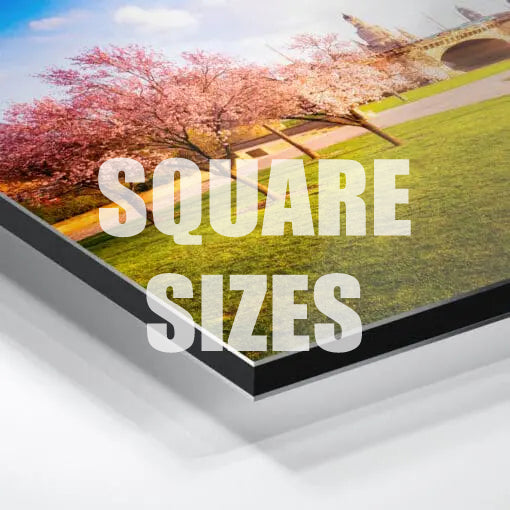Your Photo Or Art On Alu-Dibond (Square)