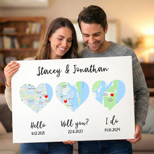 Hello. Will You? I Do. - Custom Wall Art