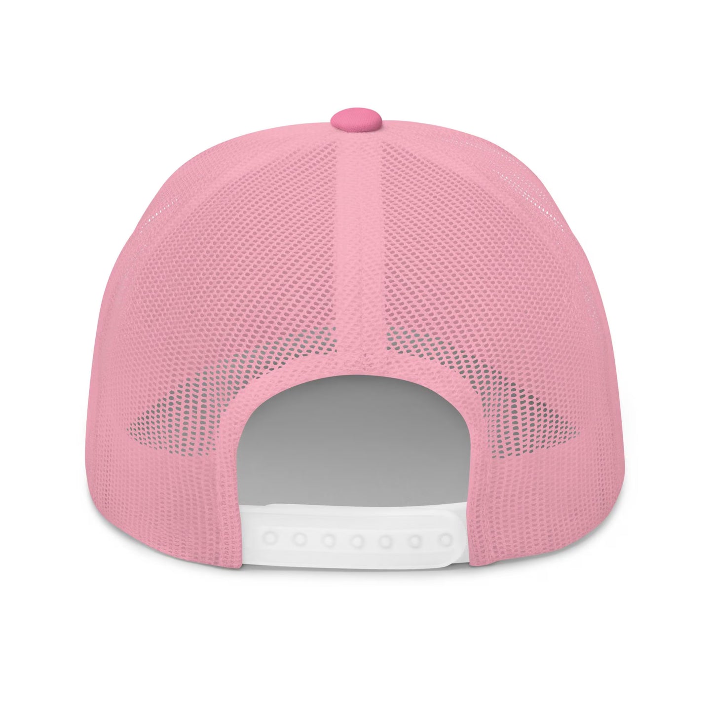 Positive Vibes Only - Embroidered Trucker Cap (Flamingo Pink)